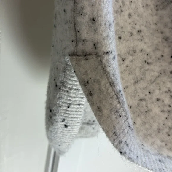 Loft long cozy sweater - white with black/gray speckles - Picture 6 of 6